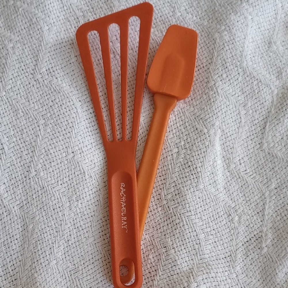 Rachael Ray Bold Orange Utensil Duo